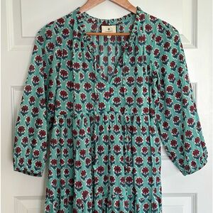 TNUCK Beach Long Sleeve (3/4 sleeve) Salty Paloma Caftan. Size XS.